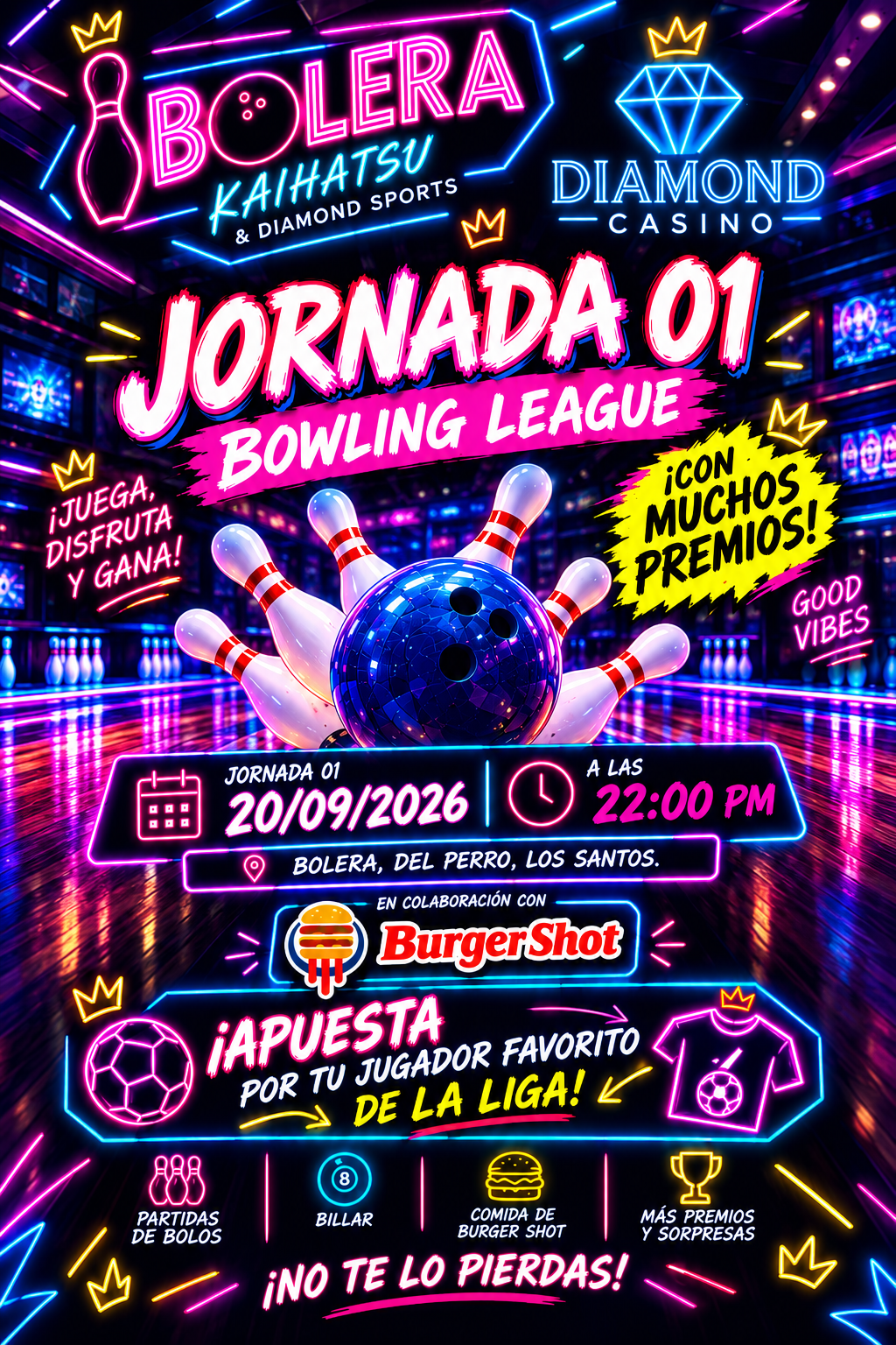 Jornada 01 — Bowling League
